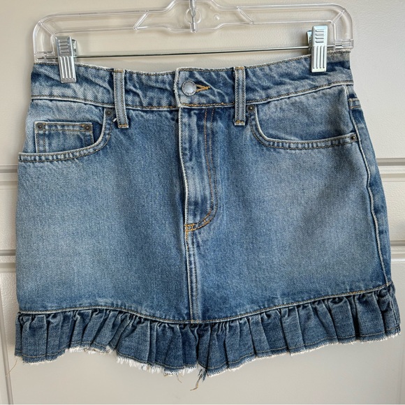 CARMAR Jean Mini Skirt - Sz 27 from LF - Picture 1 of 8
